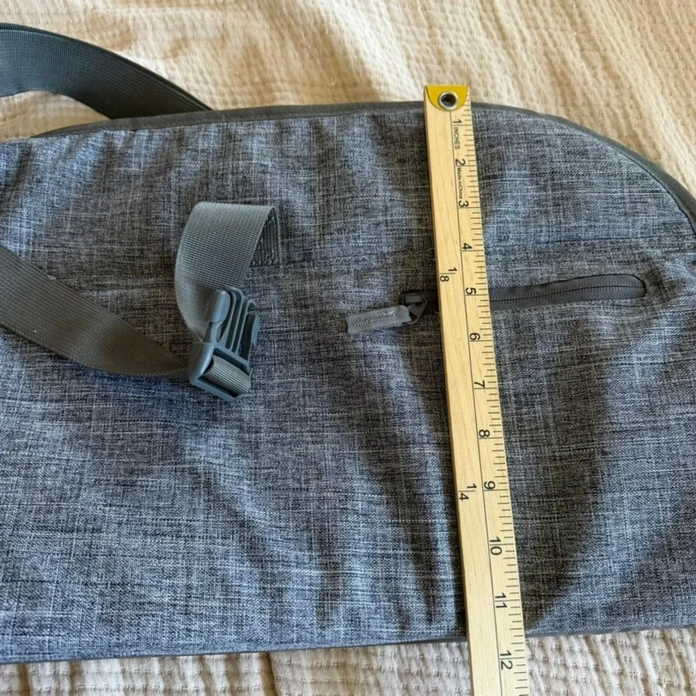 Timbuk2 Messenger Bag Grey Teal Laptop Crossbody Commuter Shoulder Bag